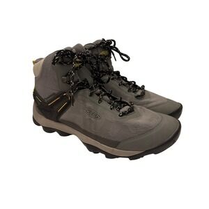 KEEN Men's Venture Hiking Boots Grey Lace Up Size 10.5 - see pics